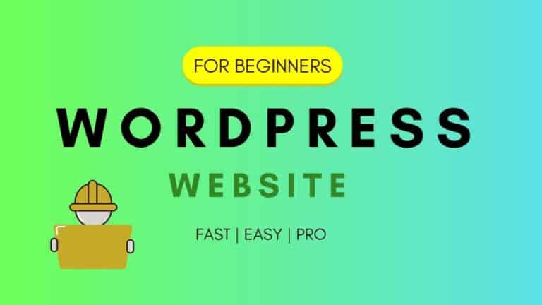 How to Make a WordPress Website & Blog
